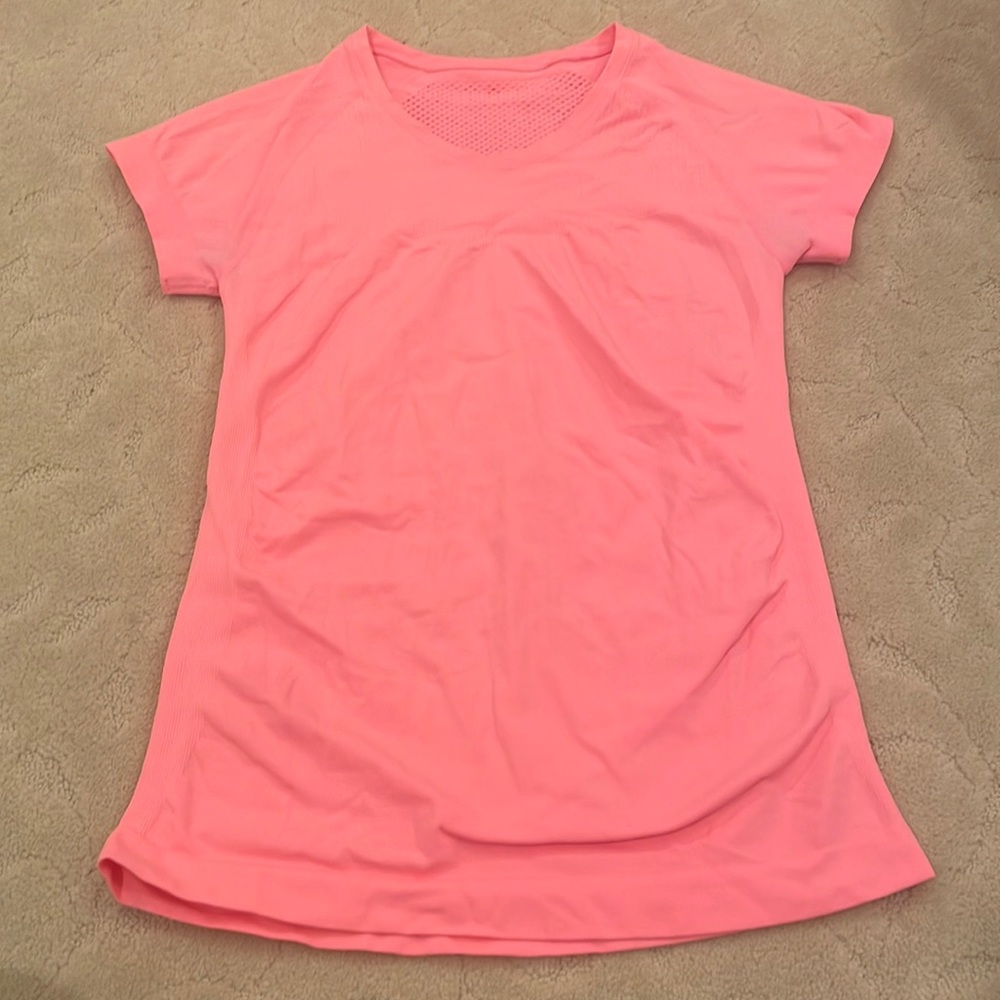 Z by Zella Hot Pink Fitted Workout Tee Shirt